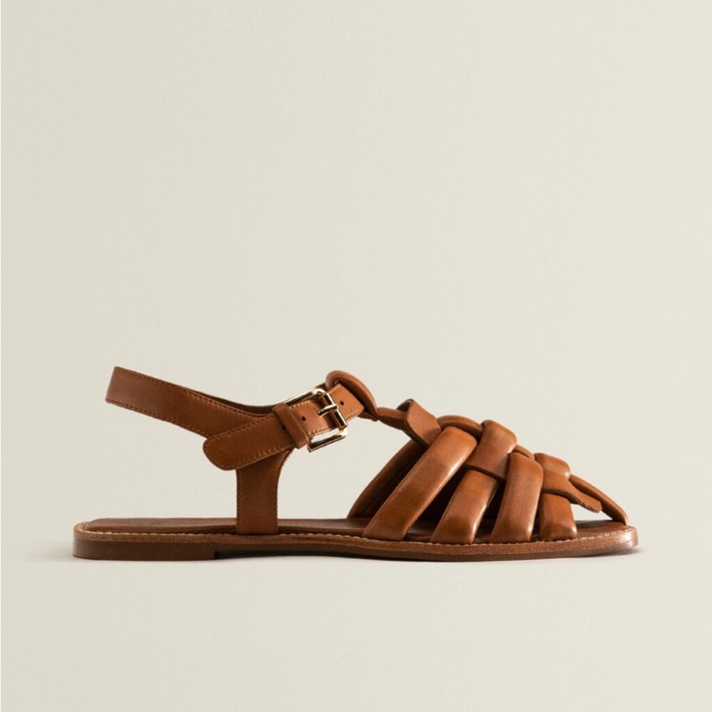 Leather Cage sandal, fisherman sandals.